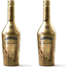 Baileys Chocolat Luxe | B-Corp zertificēts | Original Irish Cream Likör | Echte belgische Schokolade | Edle Genussmomente | 15,7% vol | 500 ml Einzelflasche (iepakojums ar 2)