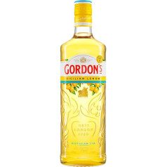 Gordon's Sicilian Lemon Gin | Premium destilliert | Erfrischend köstlich | mit Zitrusgeschmack | handgefertigt in England | 37,5% vol | 700 ml Einzelflasche | (Packung mit 6)