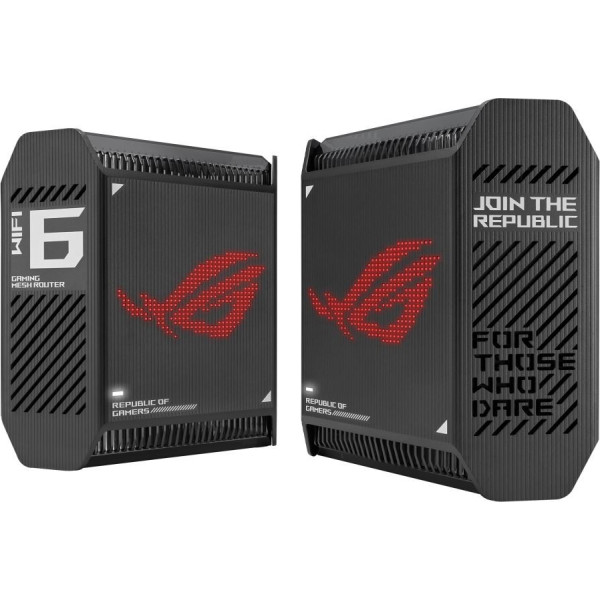 Maršrutētājs rog rapture gt6 wi fi ax10000 2-pack melns