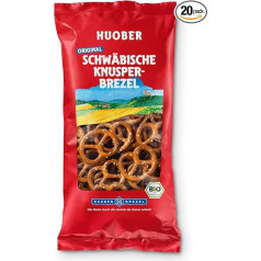 HUOBER Original Swabian Crispy Pretzel, BIO, 20 x 175 g iepakojums