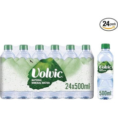 Volvic negāzēts minerālūdens 500ml (24 gab. iepakojumā)