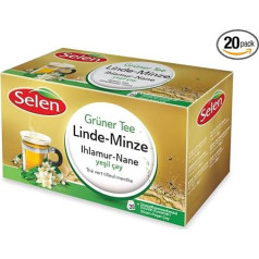 Selen Zaļā tēja laima piparmētra 20 tējas maisiņi