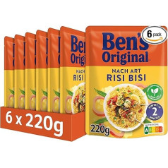 BEN'S ORIGINAL Express Rice Quick and Easy Risi Bisi 6 x 220g 6 iepakojumi