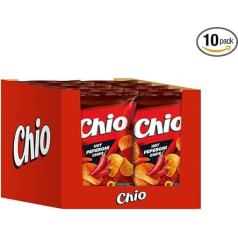 Chio Chips Hot Peperoni, 10 gab. (10 x 150 g)