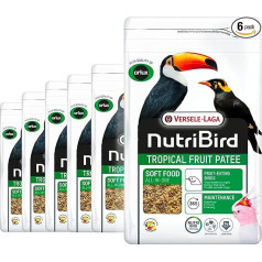 VERSELE-LAGA - NutriBird Tropical Fruit Patee - Pilnvērtīga barība augļēdājiem putniem - 6 x 1 kg