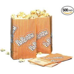 Popcorn Warmhaltetüte 50 g 1 litre 10.5 x 6 x 17 cm, 2-ply white/yellow/red (500)