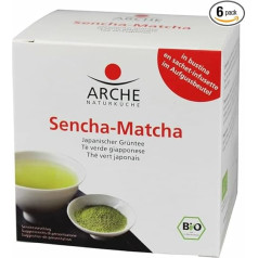 Arche Organic Sencha Matcha Iepakojums 6 x 15 g