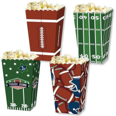 Darneidra Display Football Party Decorations Football Decorations Popcorn Boxes for Football Decoration