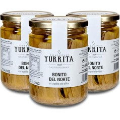 Yurrita baltais tuncis olīveļļā, Spānijas delikatešu veikals, 3 x 260 g