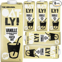 Oatly auzu dzēriens vaniļas auzu dzēriens 1000 ml x 6 gab [svaiguma garantija]