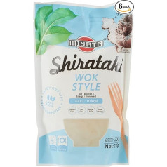 Miyata Shirataki Wok Style, паста из муки конжака, упаковка из 6 штук (6 x 270 г)