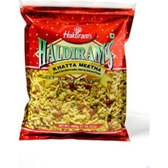 Haldirams Khatta Meetha, 400 g, 6 Stück