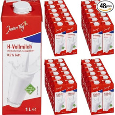 Everyday Durable Milk H-Full Milk 3.5% Fat 1000 ml x 48 gab. ar Pufai Grocery