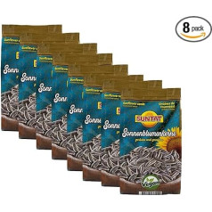 SUNTAT saulespuķu sēklas, grauzdētas un sālītas, 8 gab. (8 x 150 g)