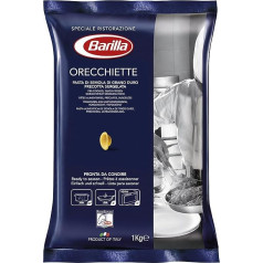 Barilla Selezione Oro Chef Orecchiette Pugliesi Makaronu nūdeles 3 x 1 kg iepakojums