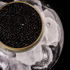 10g melnā stores kaviāra | Sibīrijas stores | Acipenser Baerii | Zivju kaviārs | Malossol kaviārs | Melnais kaviārs | Zīmols - TSARINE Caviar | Bezmaksas eksprespiegāde ar dzesēšanu