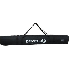 Driver13 distanču slēpošanas soma Regulējams garums 195-215 cm Black Vieta nūjām