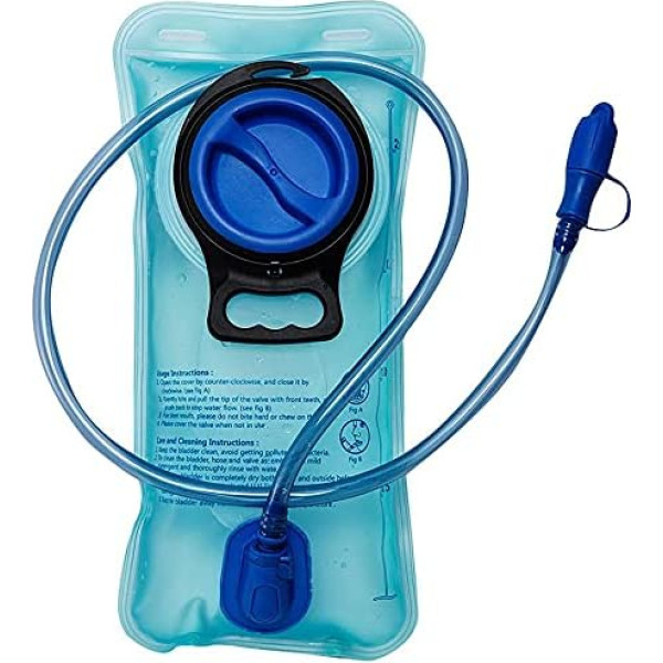 DTnewsun Hydration Bladder 1.5L 2L 3L ūdens rezervuārs Noplūdes ūdens rezervuārs ar izolētu caurulīti hidratācijas iepakojumam riteņbraukšanai Pārgājieni Pārgājieni Skrējiens Kāpšana Ar velosipēdu