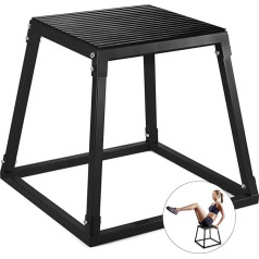 VEVOR Plyobox Plyometric Jump Box 12 collu 30 cm lēciena treniņu pagrieziena un krusta vingrinājumu augstuma regulējama neslīdoša platforma