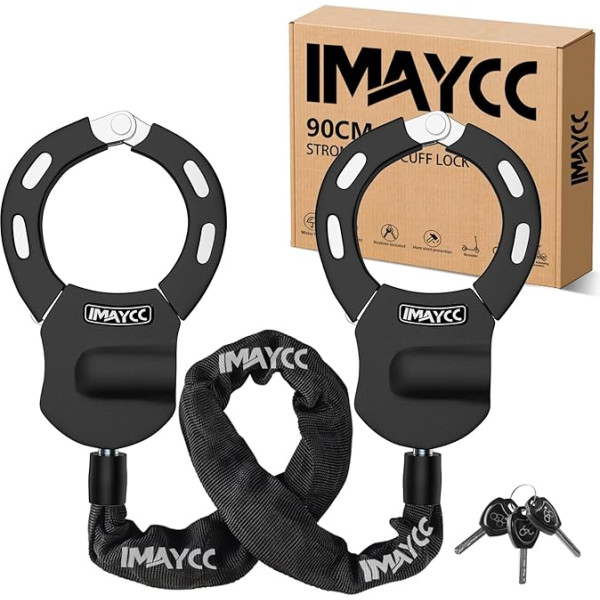 IMAYCC E Scooter Lock, E Scooter slēdzene, slēdzene E Scooter, Anti-Theft Handcuff Lock, augstas drošības velosipēdu slēdzene E Scooter, Scooter, Segway, Ninebot, Xiaomi, NIU un Scooter Lock