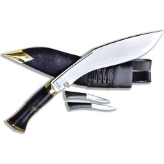 GK&CO.KUKRI Oficiāli izdoti oriģināli Gurkha Kukri naži: 26,5 cm asmens garums Service No. 1 (Service No.1) Augsti pulēti naži - roku darbs Nepālā