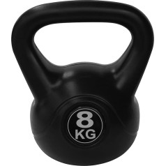 Tunturi Kettlebell PVC smilšu pildīta kettlebell 2kg 4kg 6kg 8kg 10kg 12kg 16kg