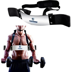 FIGHTSENSE arm blaster, bicepss, curl, tricepss, muskuļu izolators, bomber, fitness, sporta zāle, treniņš, treniņš, apmācība, atbalsts