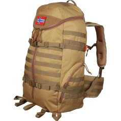 District North Militārā mugursoma Hiking Buddy Mk.I - 54 litri ar Y-Quick Access | Liela Bushcraft mugursoma | Armijas pārgājienu mugursoma 50L - 60L | Taktiskā mugursoma | Vācijas armijas mugursoma liela