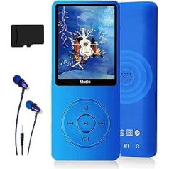 MP3 grotuvas, muzikos grotuvas su 16 GB 