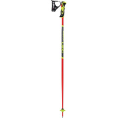 LEKI WCR Lite SL Bērnu slēpju nūjas 3D Bright Red/Black/Neon Yellow 115