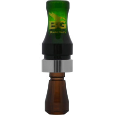 BGC Double Nasty Duck Call - Camo Green/Smoke - polikarbonāts