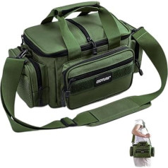 Goture Makšķerēšana Bag ūdens izturīgs Makšķerēšana Tackle Bag Cross Body Carry Bag Fly Makšķerēšana Fanny Pack viduklis Bag Makšķerēšana Tackle saldūdens sālsūdens Makšķerēšanas piederumi Dāvana vīriešiem