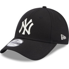 New Era New York Yankees MLB Metallic Logo Black 9Forty Regulējama sieviešu cepure