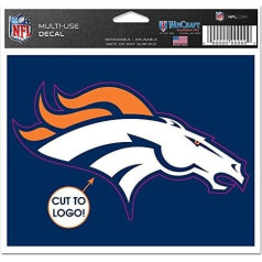 Wincraft NFL Denver Broncos WCR41496014 Daudzfunkcionāla uzlīme, 4,5