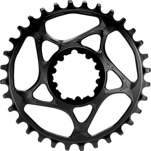 ABSOLUTE BLACK Unisex Adult Plato MTB Redondo SRAM DM GXP Y BB30 Black 32T Piederumi un piederumi, daudzkrāsains, standarta