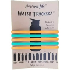 Awesome Life Water Tracking Water Trackerz - ūdens pudeles izsekošanas joslas, kas paredzētas jūsu ūdens pudelei Orange