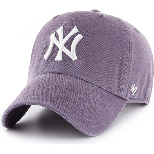 '47 MLB New York Yankees Clean Up izliekta V Relax Fit Cap Vīrieši Purple