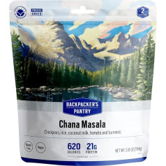 Backpacker Pantry Chana Masala: 2 porcijas