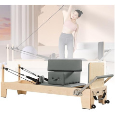 Daudzfunkcionāls Pilates Reformer, ķermeņa Pilates Reformer, mājas Pilates Reformer mašīna Regulējama intensitāte Pilates Lounger