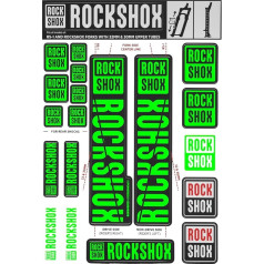 Rockshox uzlīmes komplekts 30FORWARDSLASH32 MM and RS1 Neon Green Sid/Reba/Revelation (< 2018) Sector/Recon/X32/30g/30S/XC30 11.4318.003.501 Rezerves daļas Zaļš, standarta