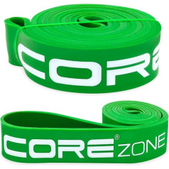 COREZONE Resistance Bands for Pull Ups, Workout Bands for Crossfit, Body Stretching, Powerlifting, Fitness Training, Long Workout Loop Bands for Men and Women (Green)