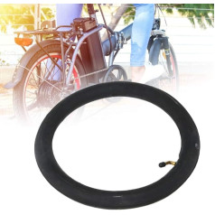 Iekšējā caurule elektriskajam velosipēdam, E-Bike gumijas caurulītes riepām ar izliektu metāla vārstu, kalnu velosipēdam, sniega velosipēdam, pludmales sniega velosipēdam (16 x 2,125 leņķa gabals)