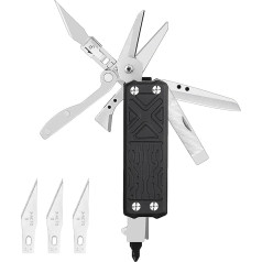 NexTool E1 Pocket Tool, kabatas nazis, 10 funkciju kempinga piederumi, saliekamais nazis, amatniecības nazis, divfunkcionāls skrūvgriezis, kabatas nazi, dāvanas vīriešiem, EDC vienroku nazis