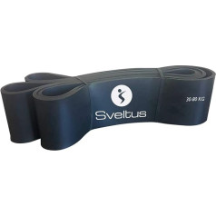 Sveltus Power Band Black 30-80 kg Pieaugušo Unisex viens izmērs