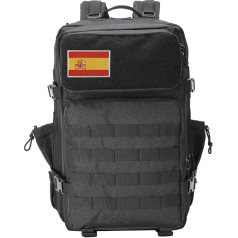 Delgeo 25L/45L taktiskā mugursoma, Trekinga militāra Molle mugursoma, paredzēta vīriešiem un sievietēm, Bl151-black