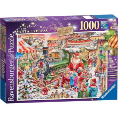 Ravensburger Christmas 2013 Christmas 2013 Limited Edition The Santa Express Puzzle (1000 gabaliņu)