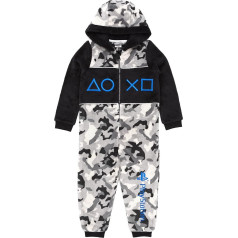 Playstation Onesie zēnu pidžamas All in One Camo spēle bērniem