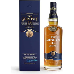 The Glenlivet 18 Jahre Single Malt Scotch Whisky - skotu iesala viskijs no Speisaidas reģiona - 1 x 0,7 l | 700 ml (1 iepakojums)