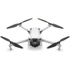 DJI Mini 3 (tikai drons) - viegls un salokāms mini kameras drons ar 4K HDR video, 38 min lidojuma laiks, reāla vertikāla uzņemšana, C0. (tālvadības pults tiek pārdota atsevišķi)