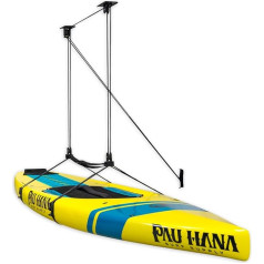 StoreYourBoard Standup Paddleboard lubų keltuvas virš galvos SUP skriemulių sistema